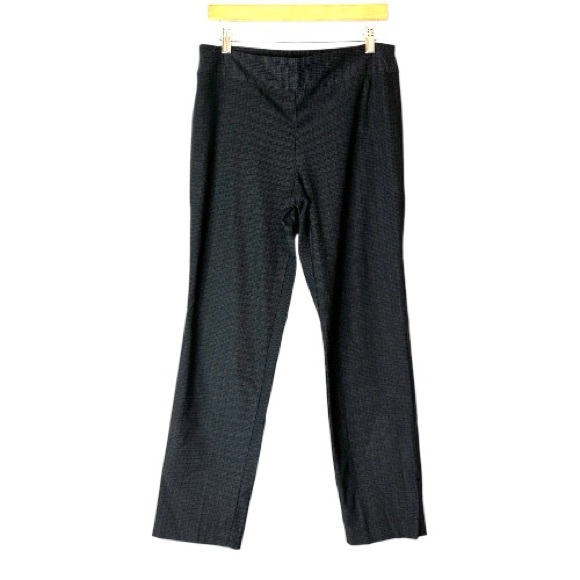 Counterparts Pants Black Grey Geometric Texture Size 10 Business Workwear - Picture 1 of 8